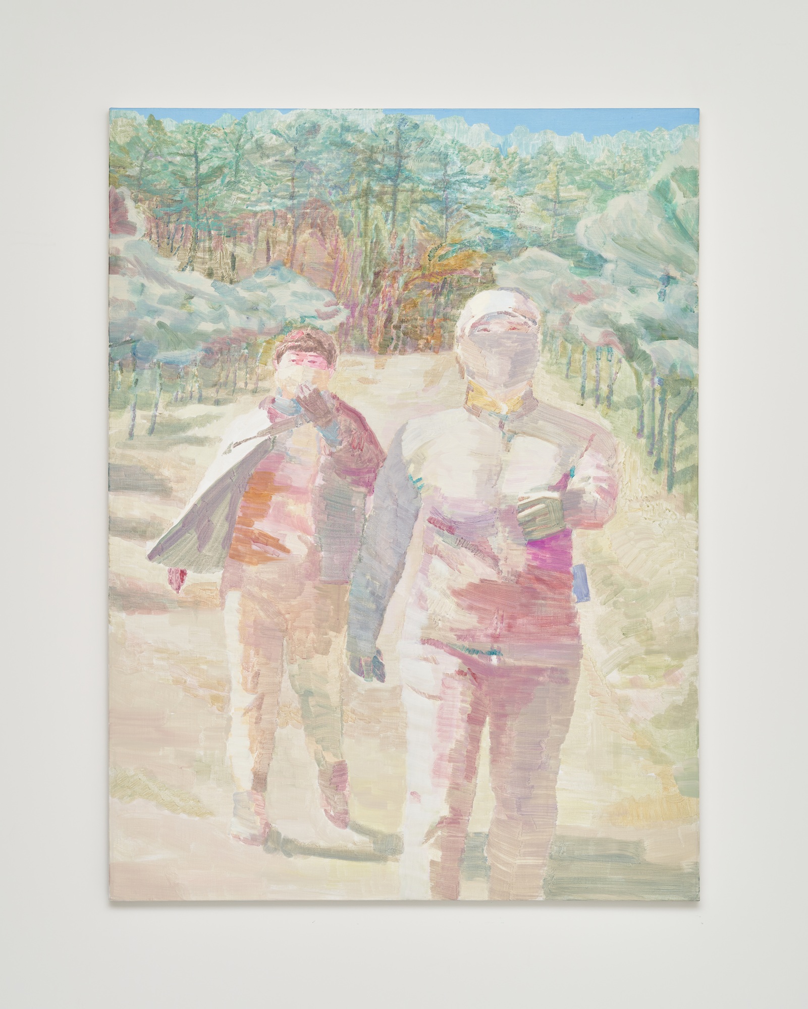 Jun Jinkyoung, 안심하는 마음, 2022, acrylic on canvas, 130x97cm