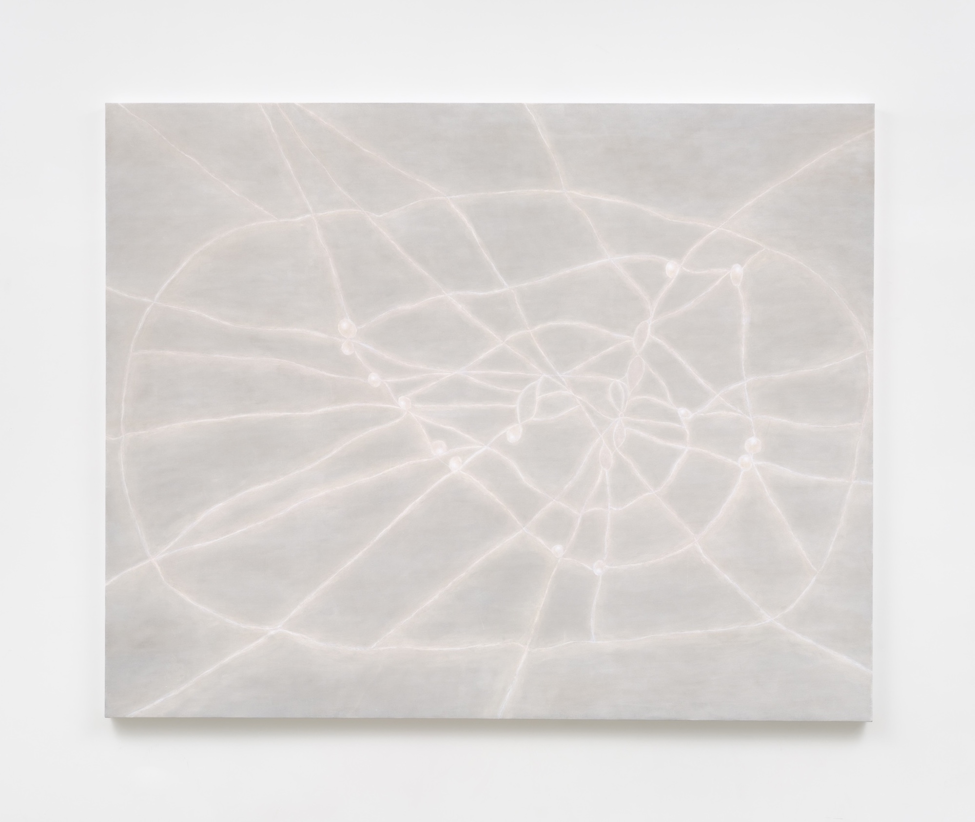 Web, 2025, Acrylic on cotton, 130.3x162.2cm