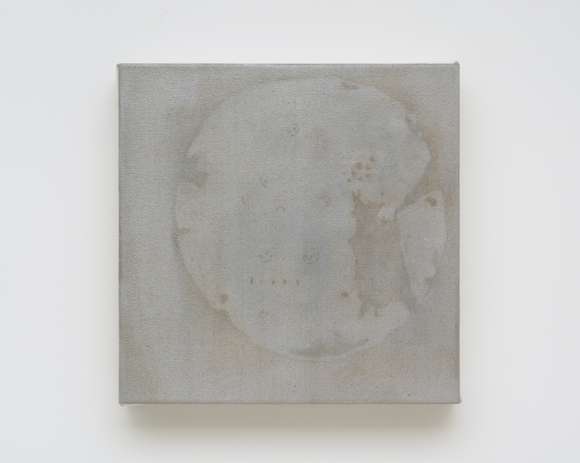 Minyoung Won, The Blueberry Cake, 2025, oil on canvas, 22x22cm