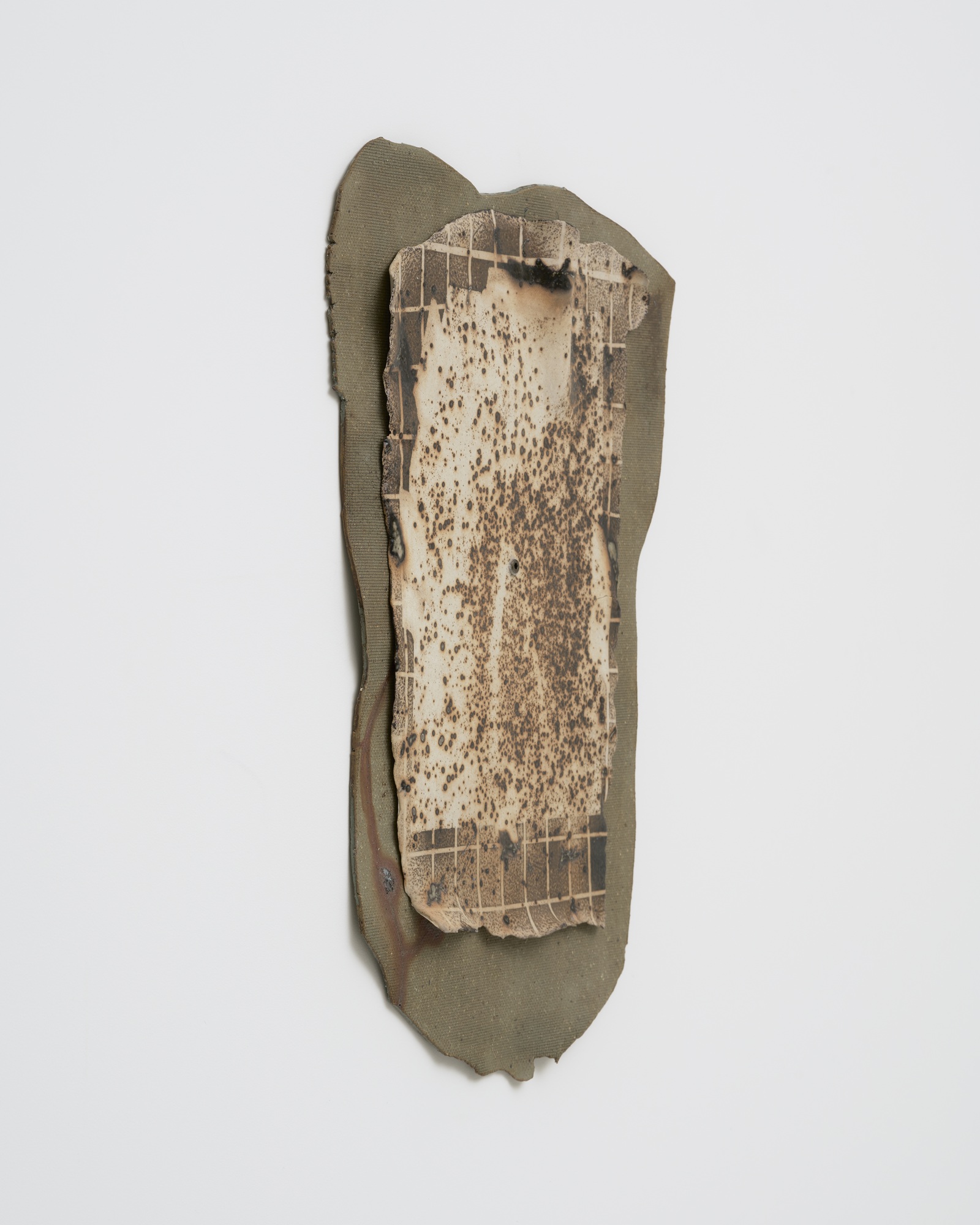 Jeong In Weon, Stickers, 2024, ceramics, 39x52x0.5cm
