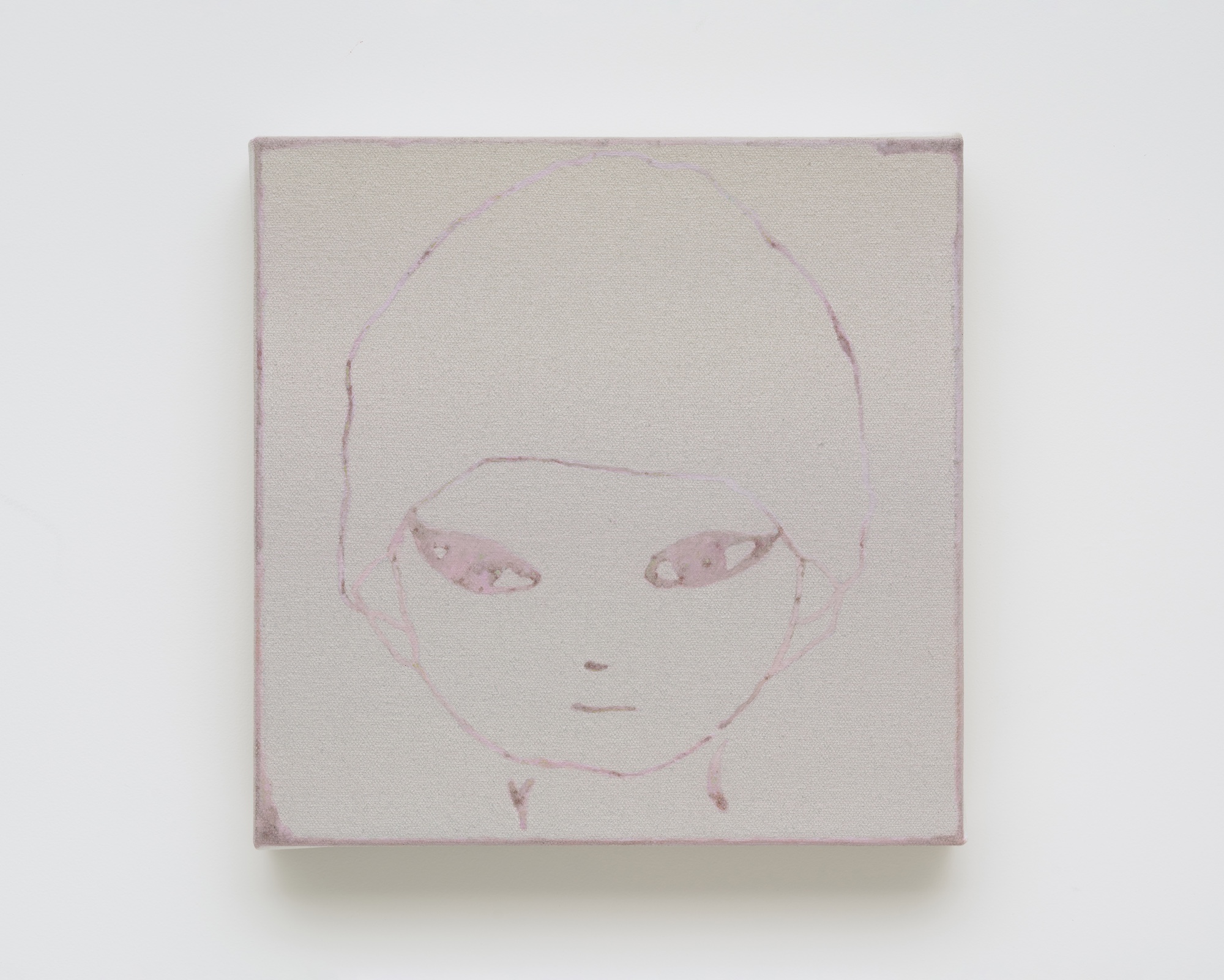 Minyoung Won, Kitty, 2025, oil on canvas, 24.2x24.2cm